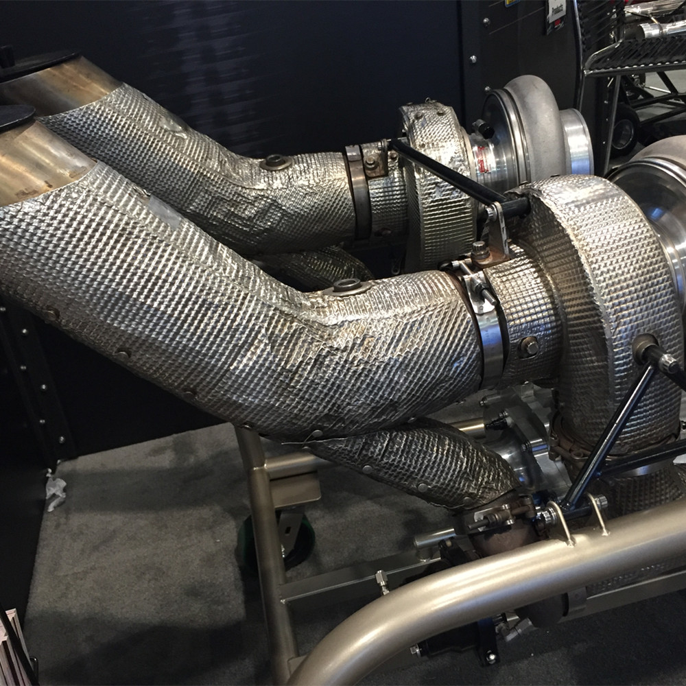 exhaust heat shield material