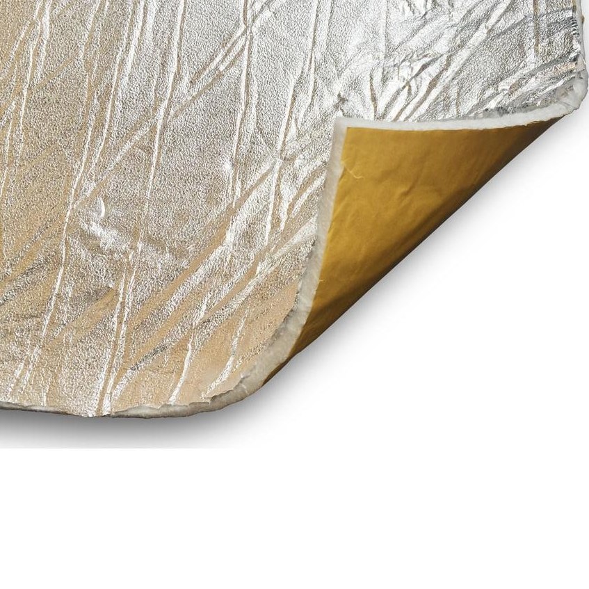 Rohož zo sklenených vlákien s tepelne odolným hliníkovým povrchom